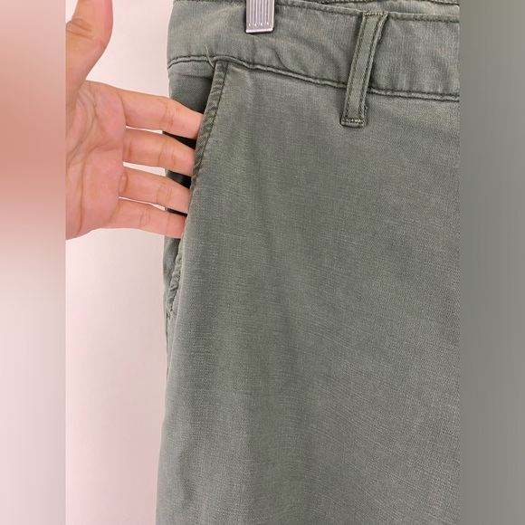 Pistola Moriah Women’s Army Olive Green Straight leg Crop Pant Size 30 NWT - Picture 5 of 12